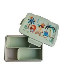 Marcus and Marcus Jungle Theme Bento Lunch Box - Green