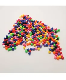 Craft Plastic Beads Assorted 15mm - Multicolor
