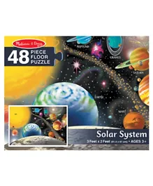 ميليسا & دوج - أحجية أرضية النظام الشمسي متعددة الألوان - 48 قطعة