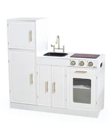 PolarB Modern Kitchen with Light and Sound - White