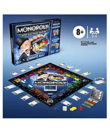 Monopoly Super Electronic Banking Monopoly Board Game - 2 to 4 Players