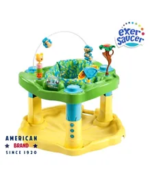 ExerSaucer Bounce & Learn  Zoo Friends Baby Activity Center