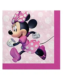 Party Centre Minnie Mouse Forever Beverage Tissues - 16 Pieces