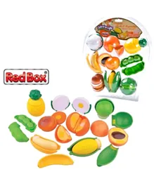 Red Box Peelable Fruits & Vegetable Playset 22241 - Multicolour