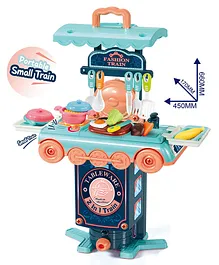 ALD 2 In 1 Simulation Train Pretend Playset - 62 Pieces
