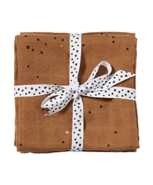 Done By Deer Swaddle Dreamy Dots Mustard - Pack of 2