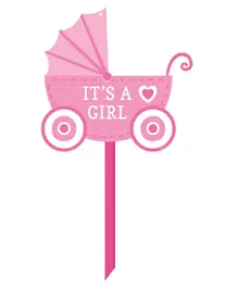 Party Centre Baby Girl Generic Yard Sign - Pink