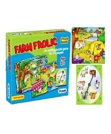 Frank Farm Frolic 4 Pack Puzzle - 29 Pieces