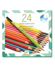 Djeco Watercolor Pencils - Pack of 24