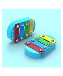 Iwood Wooden Musical Xylophone Set - Blue