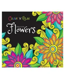 Colour 'N' Relax Creative Flowers - English