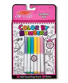 Melissa & Doug Color By Numbers - Pink