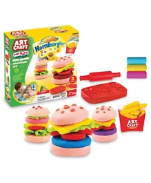 Dede Art Craft Hamburger Play Dough Set Multi Color - 150 Grams