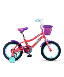 موغو - دراجة  أثينا للأطفال - 12 إنش - خوخي