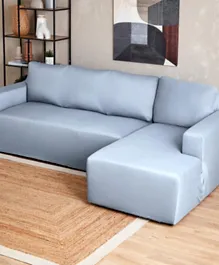 HomeBox Squab Solid 3-Seater Right Corner Sofa Cover