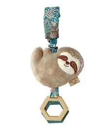 Itzy Ritzy Jingle Attachable Sloth Travel Toy - Brown