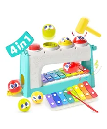 Baybee 4 In 1 Hammer Case Musical Xylophone