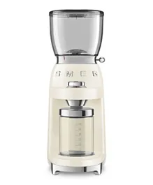 Smeg 50’s Retro Style Coffee Grinder 150W CGF01CRUK - Cream