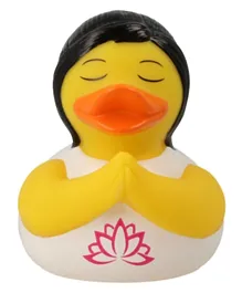 Lilalu Yoga Rubber Duck Bath Toy - Yellow and White