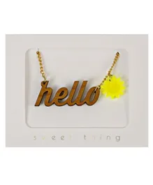 Meri Meri Hello Sunshine Necklace - Yellow