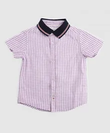 Zarafa Checked Shirt - Purple