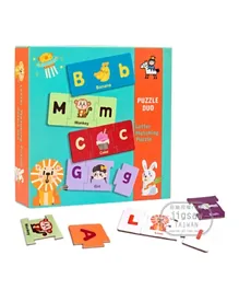 UKR Duo Matching Puzzle Letters Jigsaw Puzzle for Kids Learning