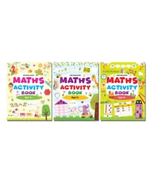 Maths Activity Books Pack of 3 Books - English