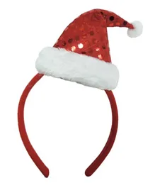 Christmas Magic Santa Hat Headband - Red