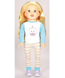 Lotus Soft Bodied Girl Doll Lilybeth Sleepover Set - Multicolour
