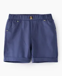 Jam Solid Classic Button Shorts - Blue