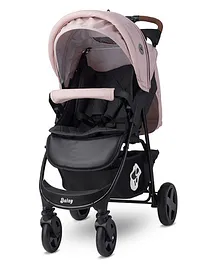 Lorelli Classic Baby Stroller Daisy + Footcover - Black & Cameo Rose