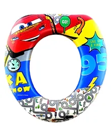 Disney Cars Cushioned Toddler Toilet Trainer Seat - Multicolour