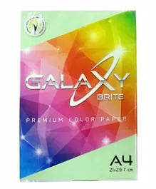 Galaxy Brite Color Copy Paper A4 80GSM 500 Sheet - Green