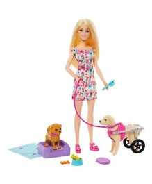 Mattel Barbie Walk & Wheel Pet Playset - 32 cm