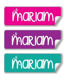 Twinkle Hands Personalized Waterproof  Labels Unicorn Magical Name - 30 Pieces