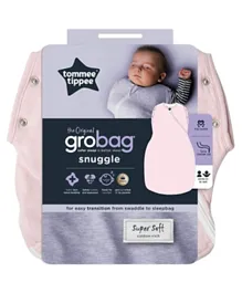 Tommee Tippee The Original Grobag Newborn Snuggle Baby Sleep Bag 1 Tog - Pink Marl