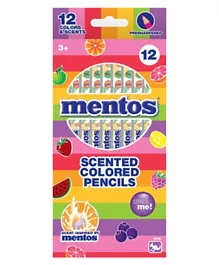 Kangaru Mentos Scented Colored Pencils - 12 Pieces