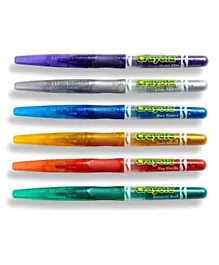 6 أقلام جليتر من كرايولا