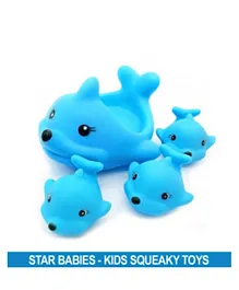 Star babies Squeaky Toy Fish Pack of 3 - Blue