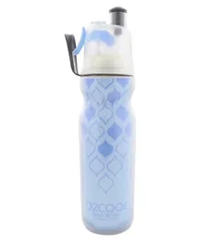 O2Cool Yoga Blue Colors Collection Classic Elite Insulated Arctic squeeze Mist 'N Sip Water bottle - 590ml