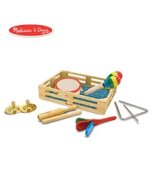 Melissa & Doug Wooden Band in a Box Clap Clang Tap - Multi Color