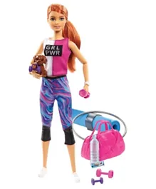 Barbie Fitness Doll Pink -  32.3 cm