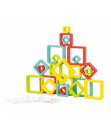 Lelin Stacking Cubes Balancing Game - Multicolor