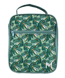 MontiiCo Jurassic Large Insulated Lunch Bag - Green