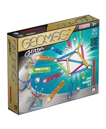 Geomag Glitter Panel Classic Building Set - 30 Pieces