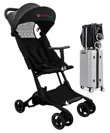 Mamamini Baby Travelight Airport Stroller with Carrying Bag  - Black