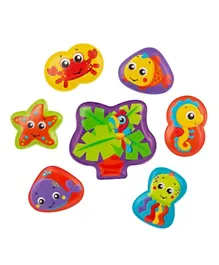 Playgro Water Play Pals Bath Stickers - 7 Pieces