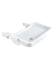Alpha Tray - 3-Part Dining Board & Table For Hauck Alpha High Chairs - White