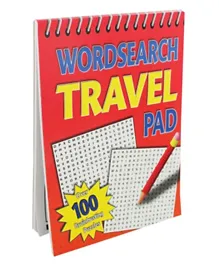 Alligator Books Word search Travel Pad Hardback - Red