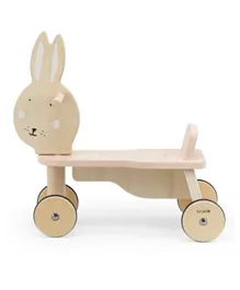 Trixie Mrs. Rabbit Wooden 4 Wheel Bicycle - Pink